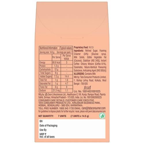 Tata Coffee Cafe Specials Cafe-Style Coffee Mix - Creamy & Frothy Coffee, 14.5 g (7 Sachets x 14.5 g Each)-3.webp